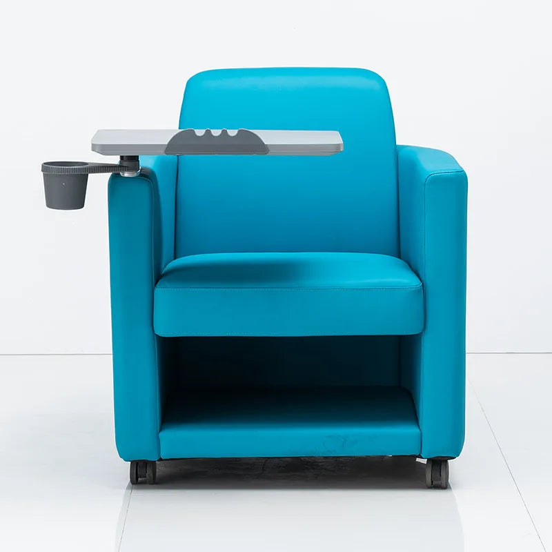 Multifunctional Table and Chair All-in-One Comfortable Sofa Training Chair with Table BoardExtra-wide Writing Board Movable Conf