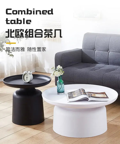 Coffee Table Nordic Living Room Sofa Side Simple Coffee Tables Round Corner Modern Home Small Tea Tables Furniture Mesa Plastic