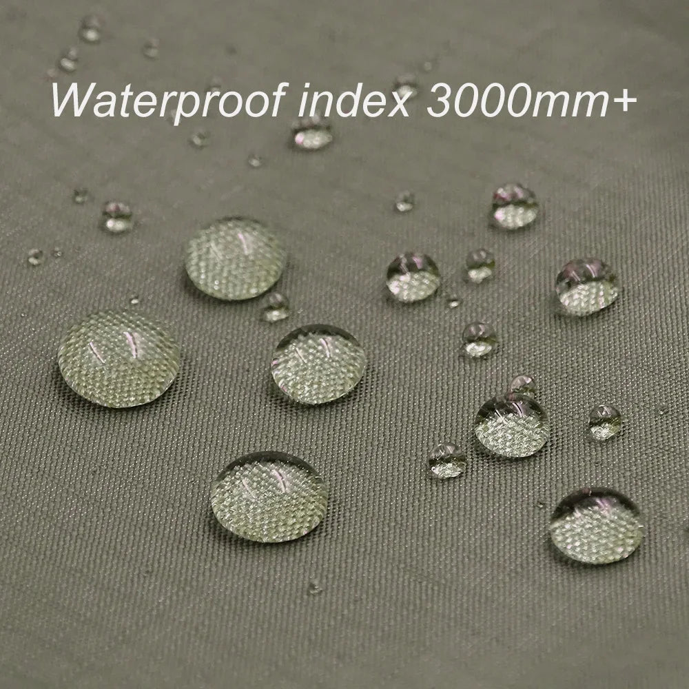 19 Hang Point Tarp Waterpoof Survival Bushcraft Sun Shelter Beach Shade Tent Outdoor Canopy Backpacking Tourist Awning 4x4 3x3m