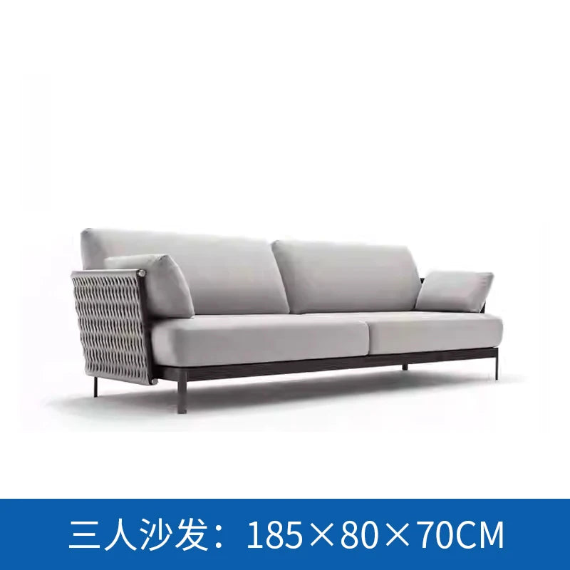 Advanced Luxury Outdoor Sofas Simplicity Creative New Style Garden Sofas Villa Party Accent Furniture Arredo Giardino Lshysf