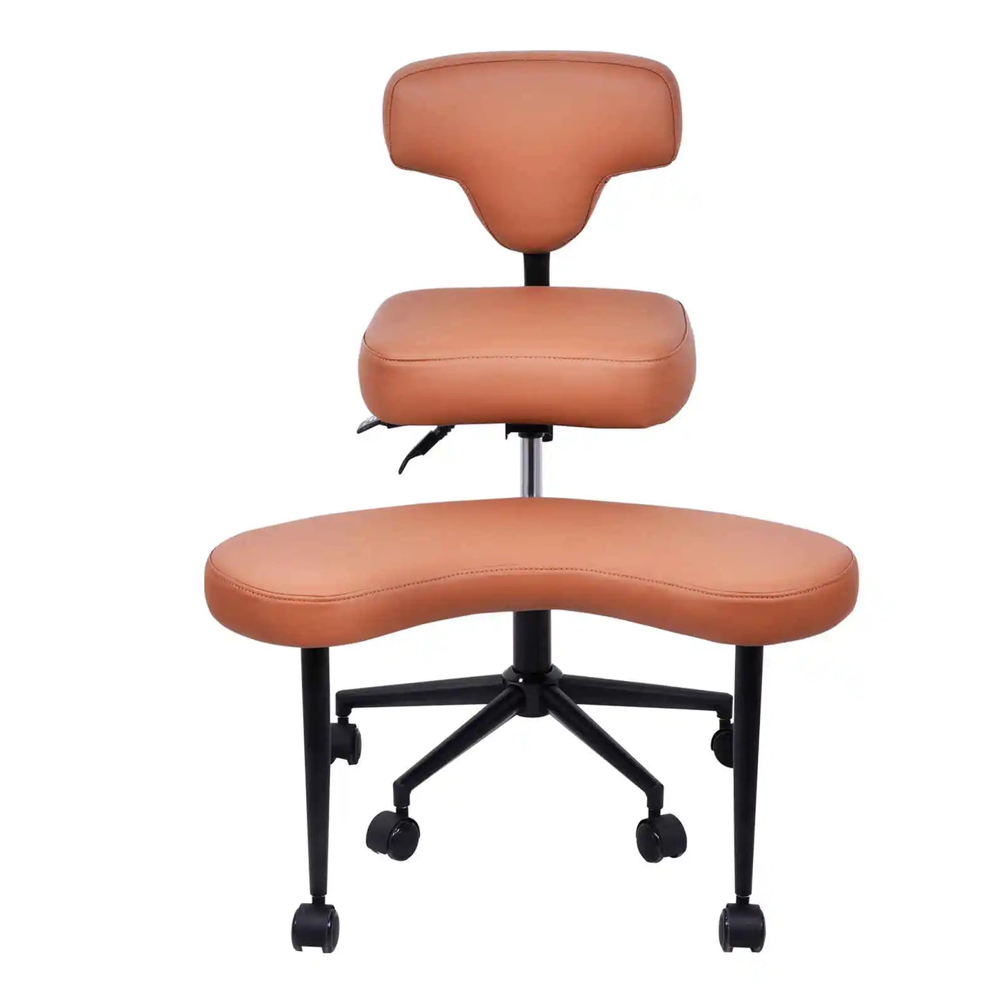 Cross Leg Chair - Meditation Chair with Wheels, ADHD Chair, Height Adjustable Seat, Adjustable Footstool