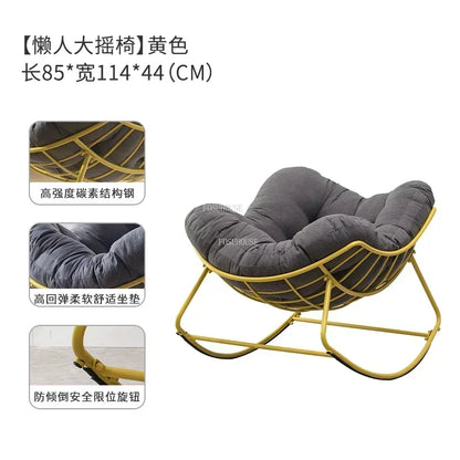 Adult Balcony Home Leisure Couch Sitting Room Single Sofa Internet Celebrity Rocking Chair