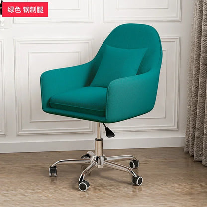 Computer Chair Nordic Household Comfortable Office Chair Bedroom Furniture Designer Backrest Study Swivel Pulley Gaming Chair