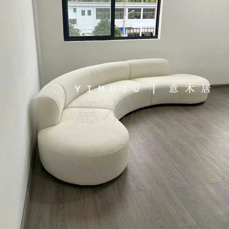 Apartment Lounge Sofas Living Room Multifunction Sectional Curved Sofa 3 People Bedroom Woonkamer Banken Home Accessories