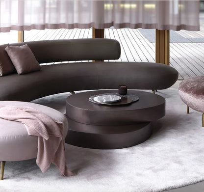 Stainless steel coffee table hotel decoration living room villa central table