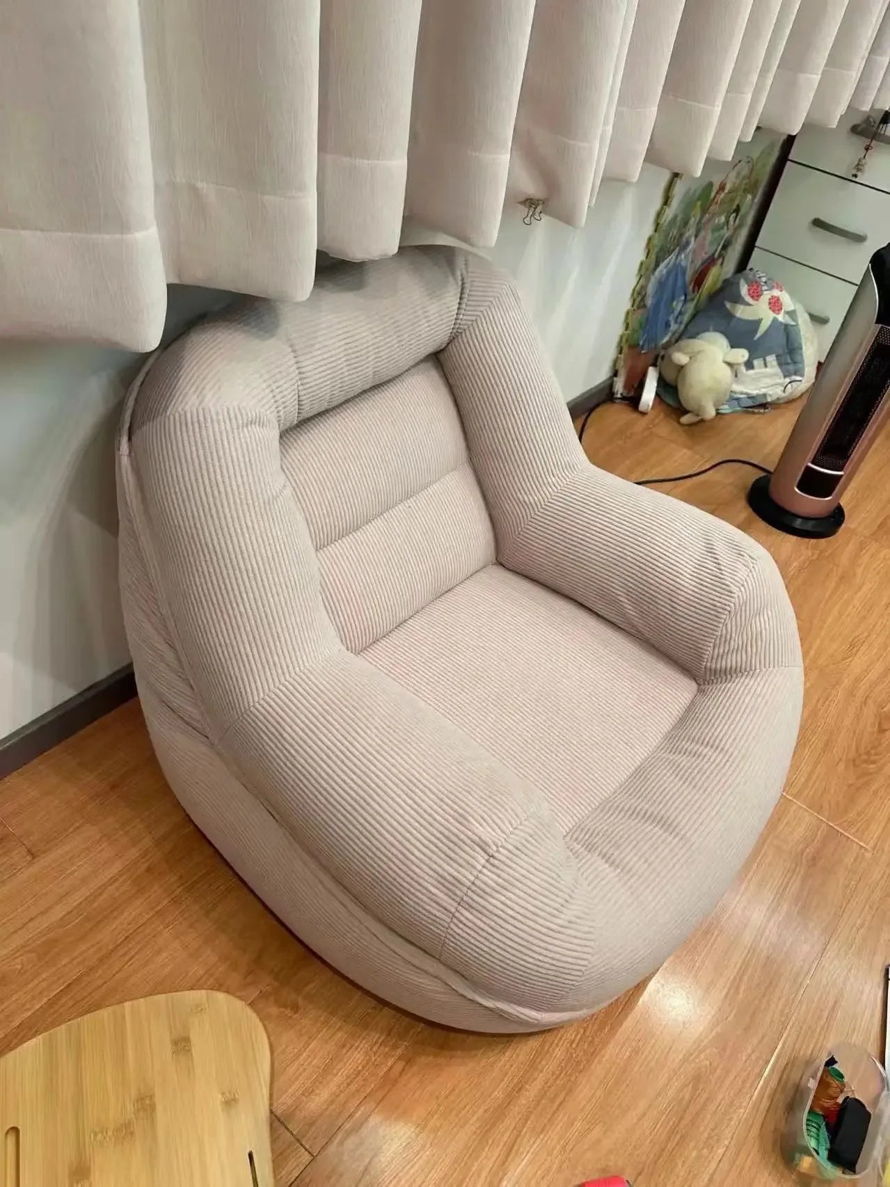 Single Person Sofa Chair EPS Particle Leisure Recliner Small Apartment Living Room Bedroom Trendy Furniture