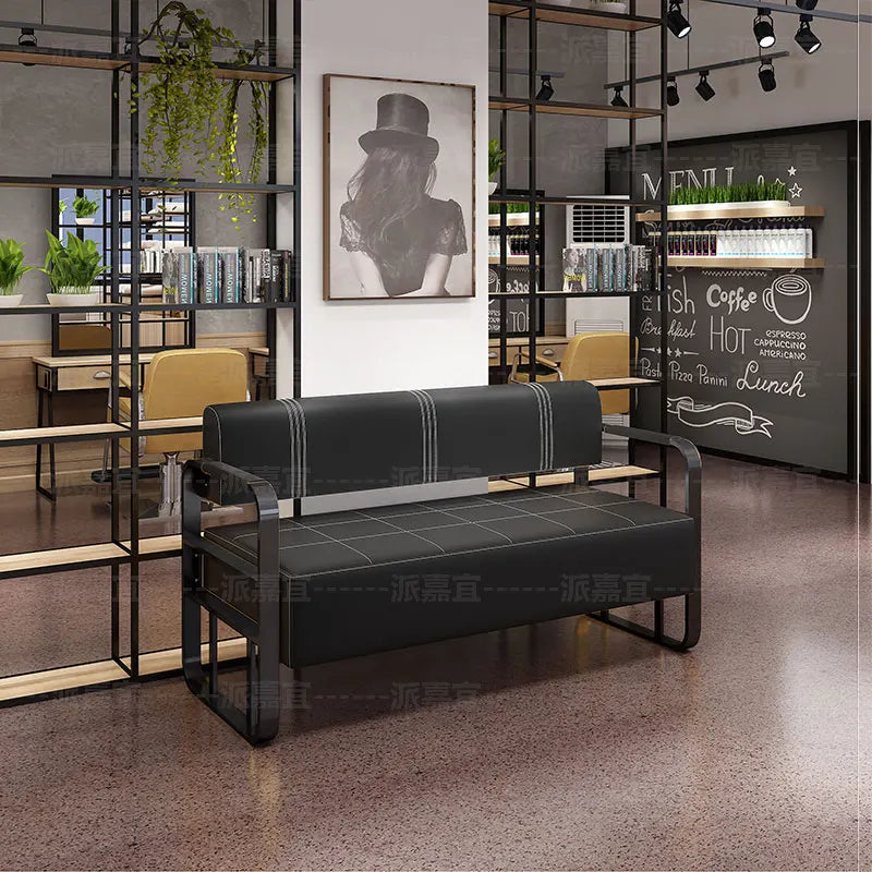 Office reception Small apartment sofa Barber shop Waiting chair Rental house Clothing beauty