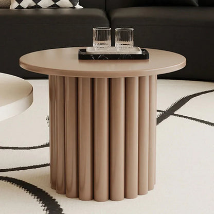 Table d'appoint minimaliste esthétique en bois blanc, ronde, petite Table basse Simple, Design moderne, meubles auxiliaires pour la maison