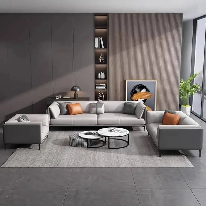 Minimalistic Elegant Sofa Nordic Style European L Shape Modern Lounge Sofas Living Room Modular Divani Da Soggiorno Furniture