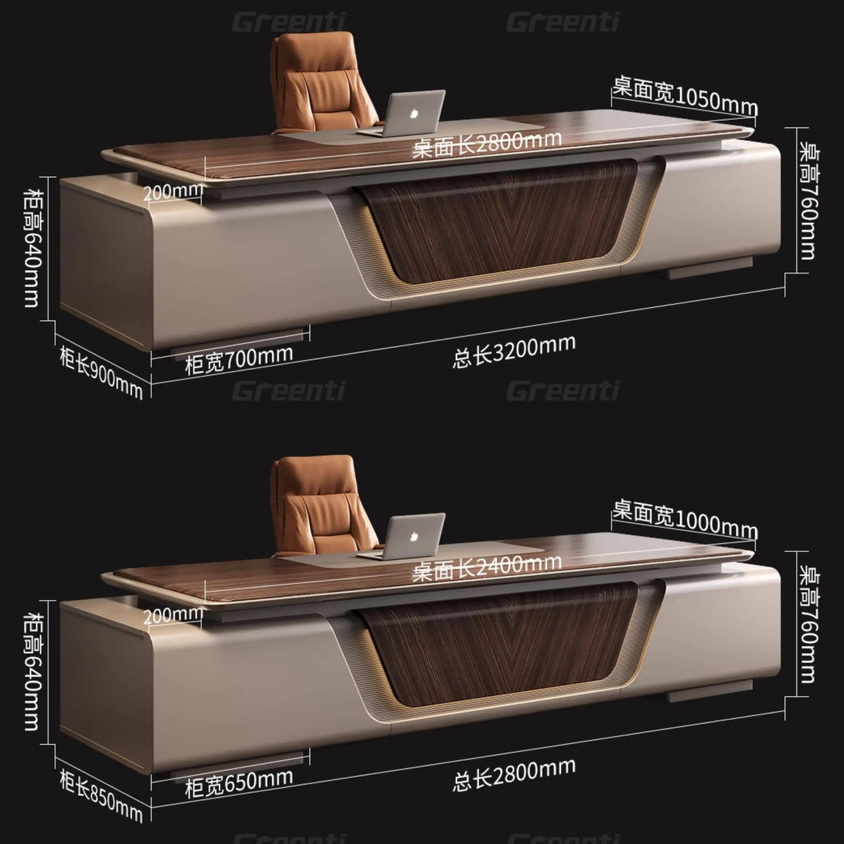 Multi-functional design Boss CEO Desk High end modern luxury Computer desk office table escritorios de computadora furniture