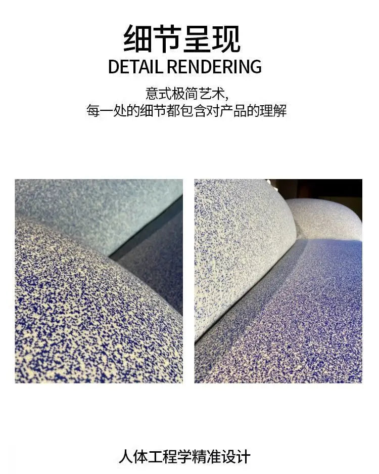 Special-shaped Nordic gradual change color sofa leisure creative simple special-shaped sofa living room lobby leisure