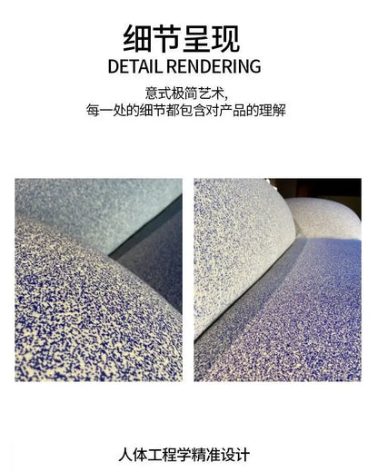 Special-shaped Nordic gradual change color sofa leisure creative simple special-shaped sofa living room lobby leisure