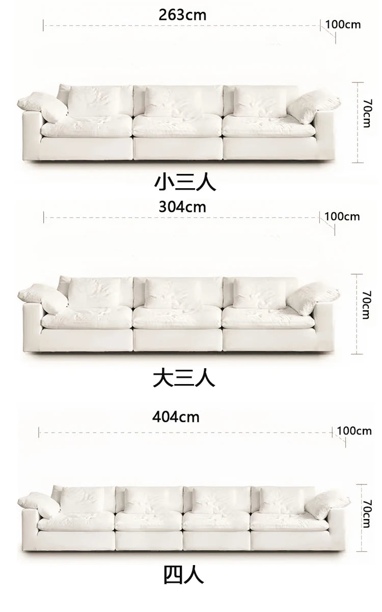 Vacuum compression cloud sofa lazy chenille fabric small apartment living room free combination module sofa furniture