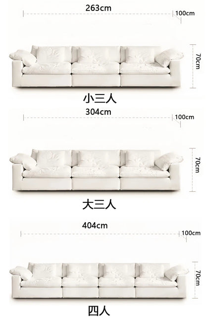 Vacuum compression cloud sofa lazy chenille fabric small apartment living room free combination module sofa furniture