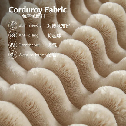 Compression sofa single/triple corduroy vacuum sponge