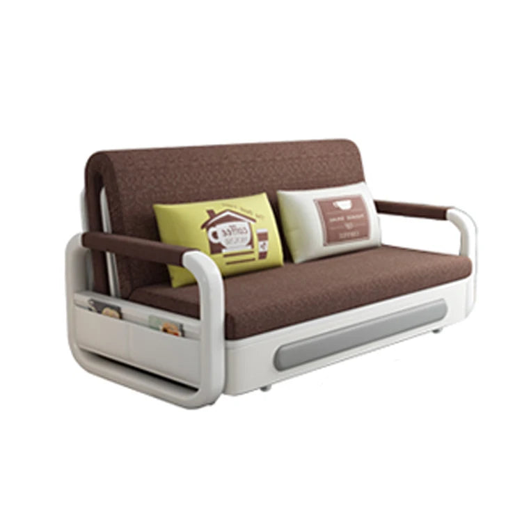 Technology cloth sofa bed dual purpose, multi functional foldable, small apartment in the living room, double fabric art