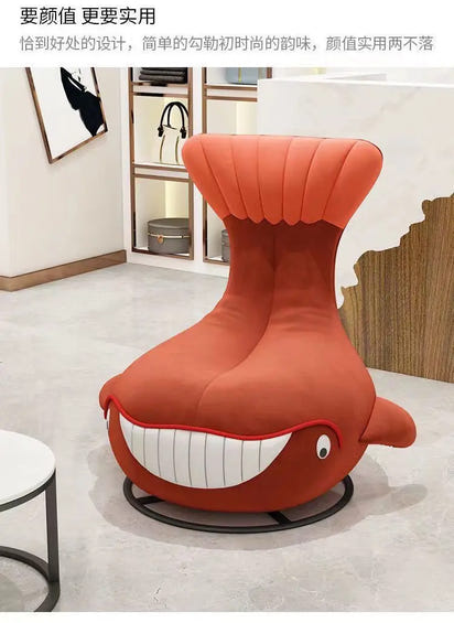 Rotating shark whale apartment 360 can be transferred to self-produced and self-sold dormitory light luxury Internet celebrity s