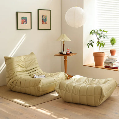 Lazy sofa single leisure chair modern simple technology leather ins