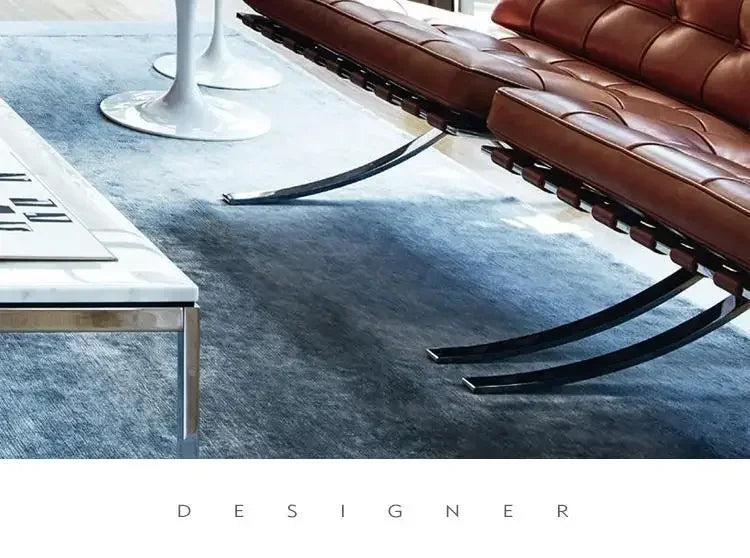 Barcelona Single Sofa Designer Lazy Sofa High-end Italian Living Room Sofa Chair Nordic Light Luxury Leisure Chair