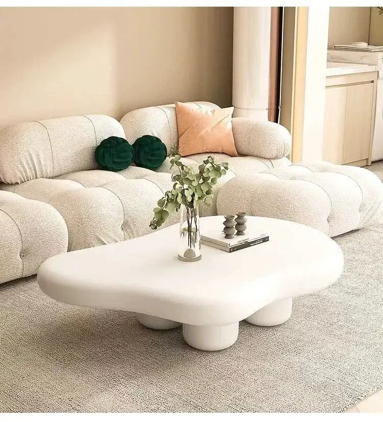 Clouds Tea Table House Lonely Wind Nordic Home Living Room Small Apartment Shaped Cream Simple Modern Tea Coffee Table Furniture