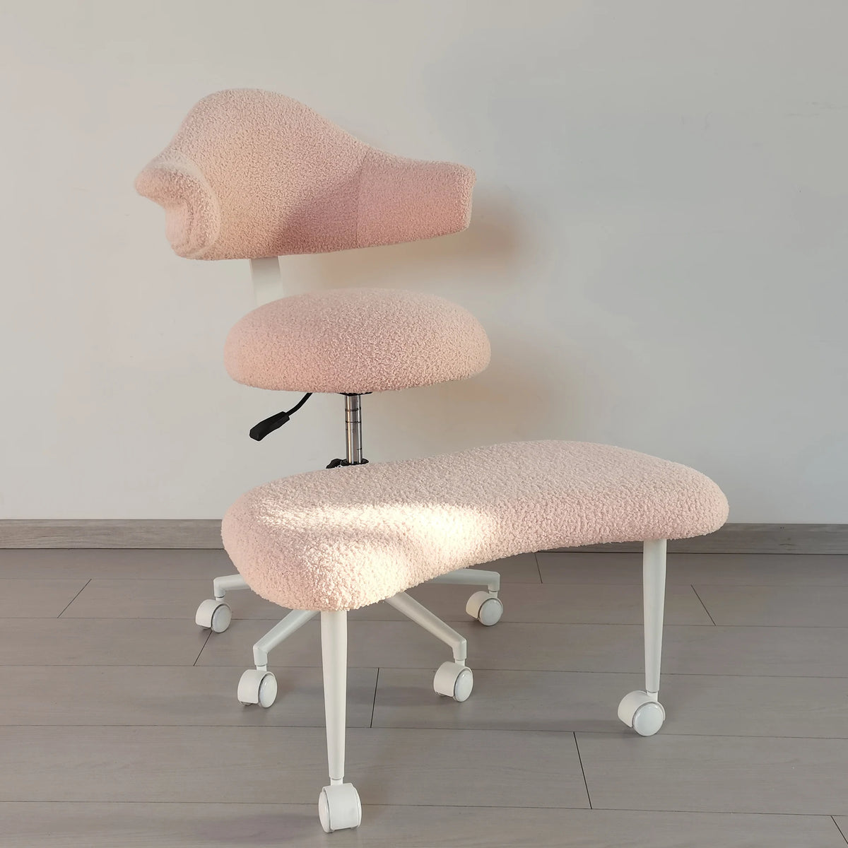 Cross Legged Chair - Meditation Chair With Wheels  ADHD Chair Height Adjustable Seat  Adjustable Footstool
