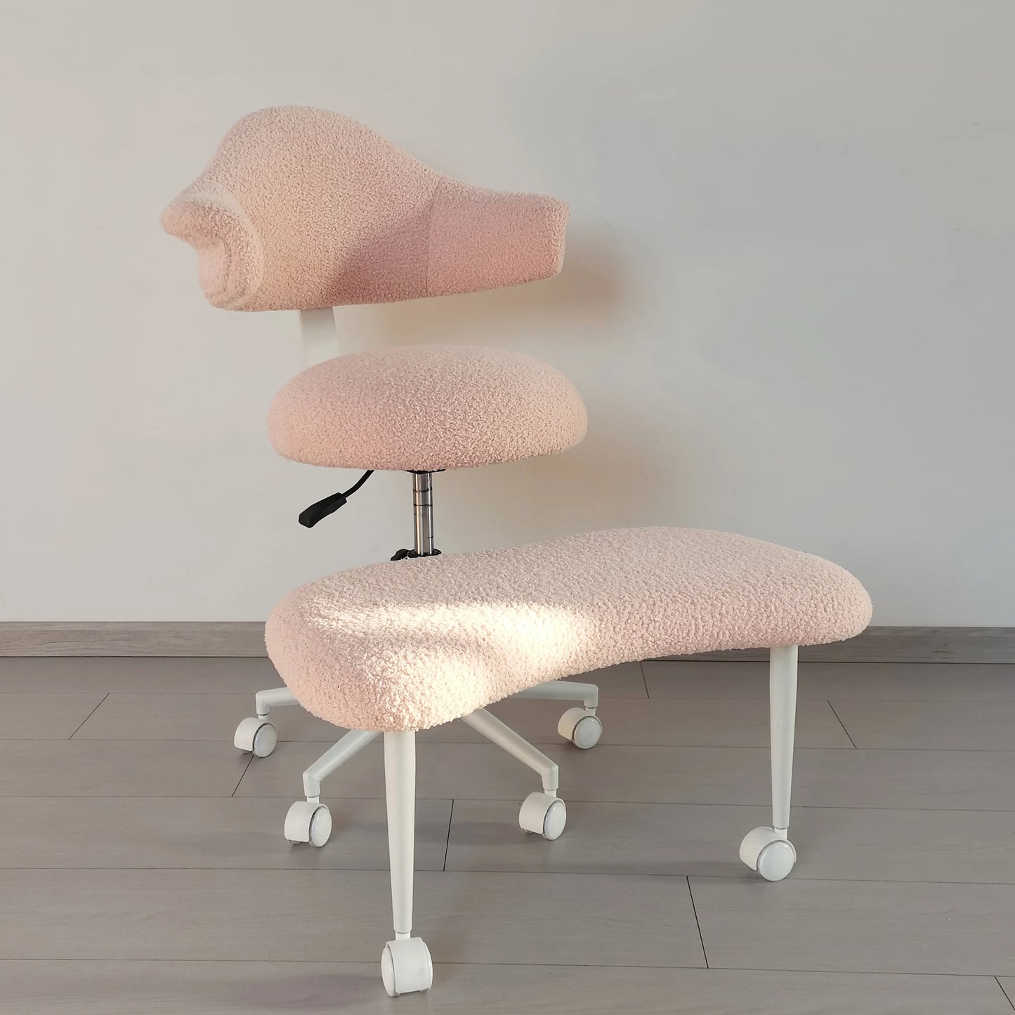 Cross Legged Chair - Meditation Chair With Wheels  ADHD Chair Height Adjustable Seat  Adjustable Footstool