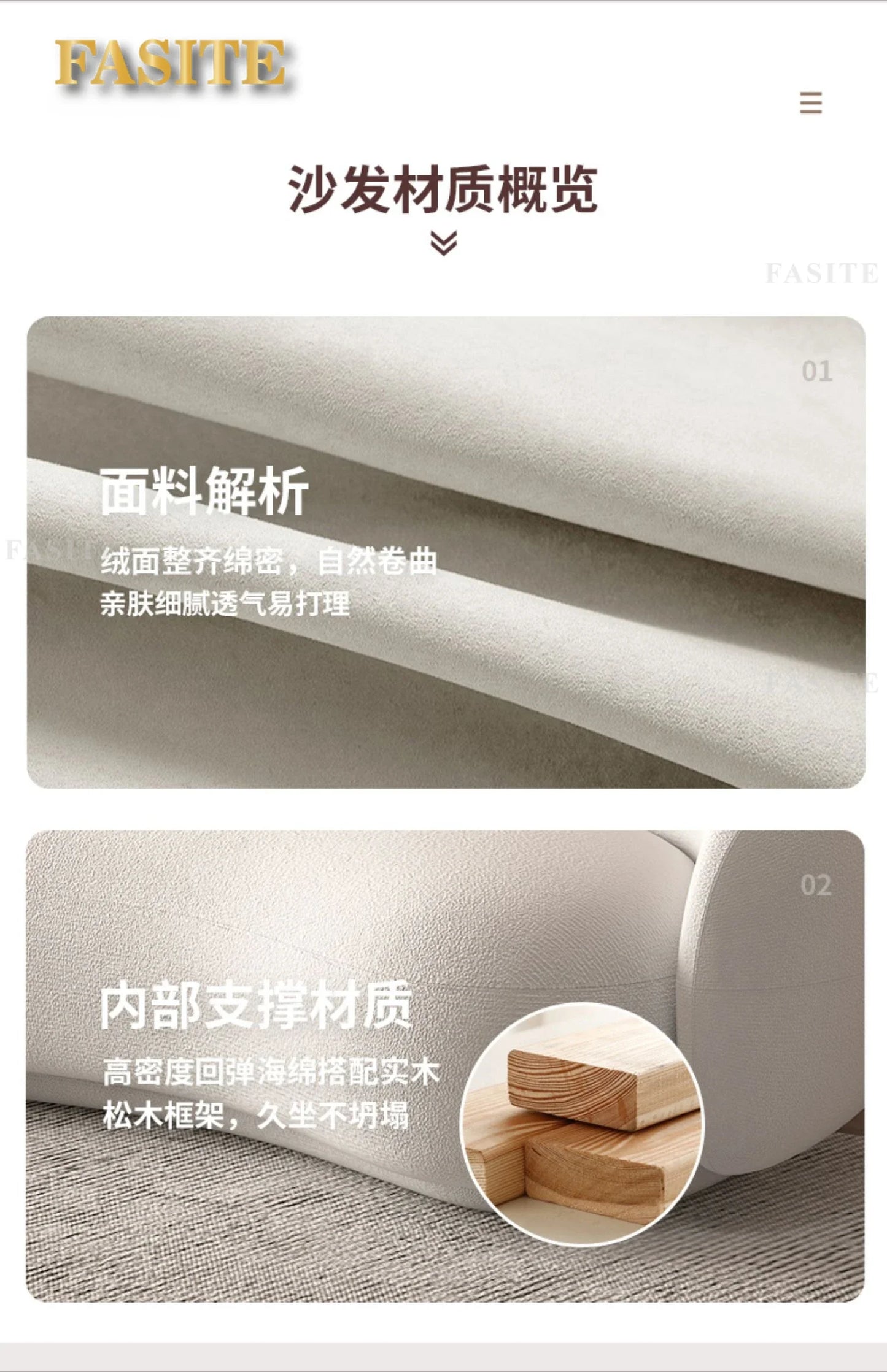 Premium Italian Banana Sofa Minimalist Shaped Sofa Living Room Simple Modern Arc Cashew Sofa