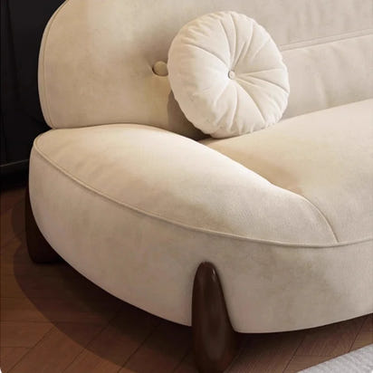 Designer Living Room Sofas with Recliner and Puffs, Postmodern Furniture for Muebles Creating