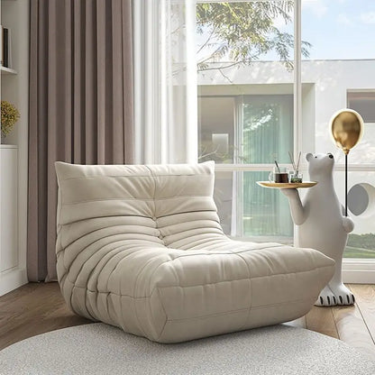 Luxury living room sofa soft suede oversized chair lazy sofa modern living room net red caterpillar technology cloth sofa
