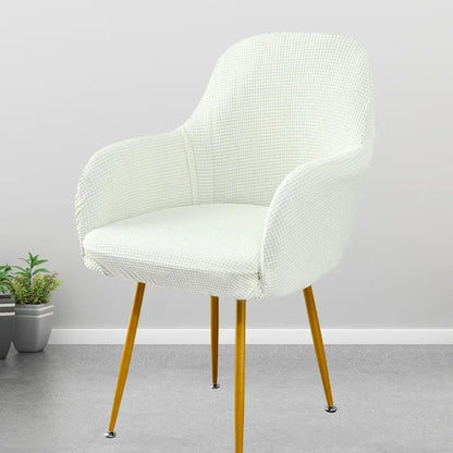 Cover Decoration Polar 1pc Seat Slipcover High Hotel Arm Wedding Chair Bar Elastic Dining Covers Armchair Adjustable Fleece Home