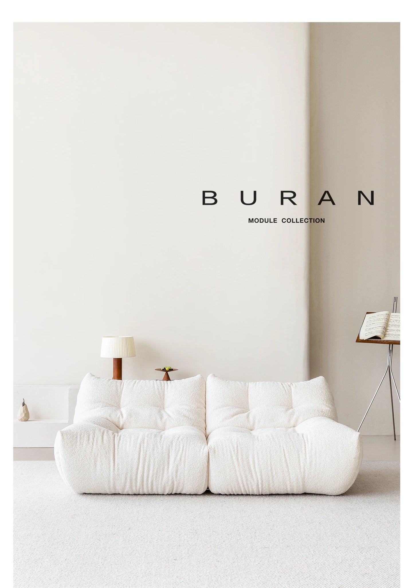 Nordic Cream Style Living Room Sofa White Square Combination Creative Design Lazy Couch Comfort Home Furniture Lounge Chair FYLS