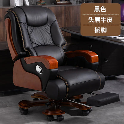 Nordic Swivel Office Chair Massage Footrest Lift High Quality Comfortable Armchair Aesthetic Design Silla Escritorio Furniture