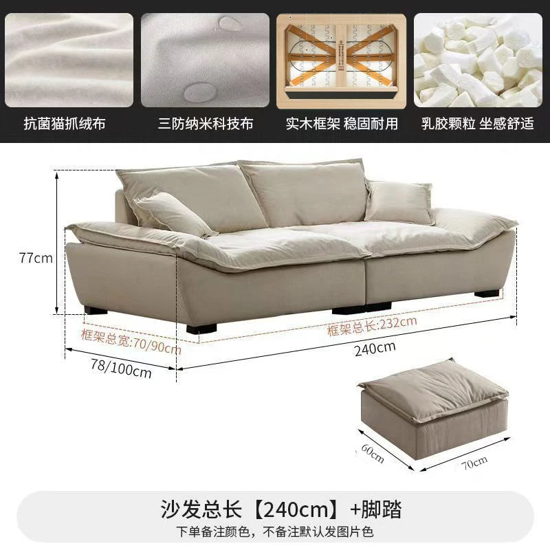Love Seat Modern Living Room Sofas Nordic Luxury Floor Armchair Sectional Outdoor Sofa Patio Balcony Divano Hotel Furniture