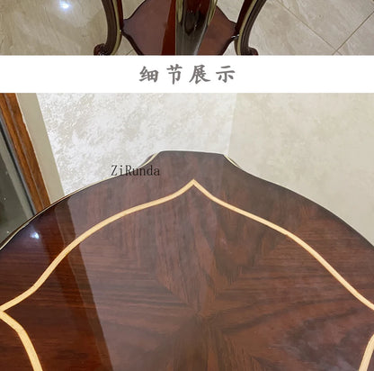 Solid wood flower stand, living room coffee table, piano paint rack, high-end furniture