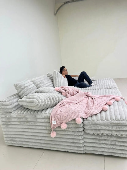 own down clouds huge sitting deep winter and summer removable and washable combination living room balcony bedroom sofa