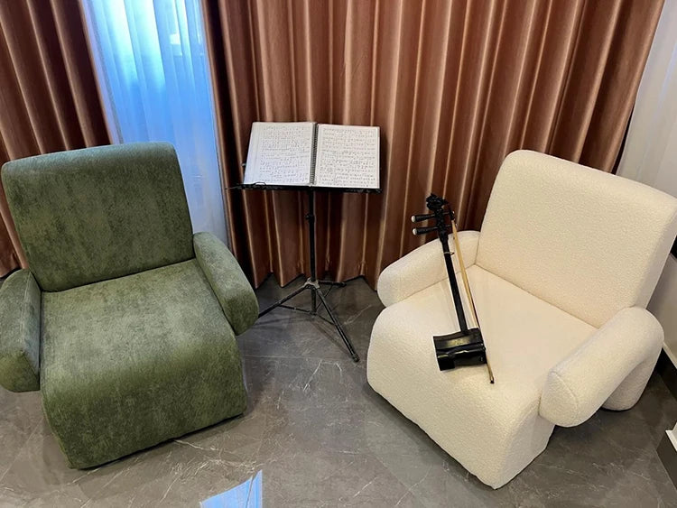 Makeup Designer Living Room Chairs, Nordic Salon Sofa Arm, Relax Bedroom Reading Girl, Sillon Home Furniture