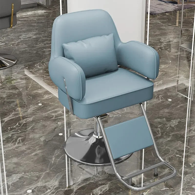 Luxury Barber Chairs Hair Salon Special Liftable Barber Chair Simple Salon Furniture Hairdressing Salon Chairs