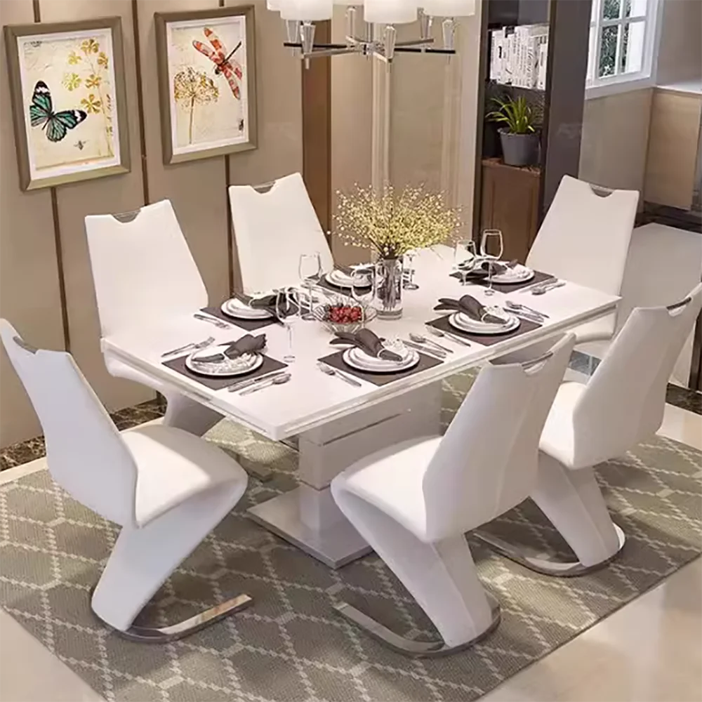 Set Of 2 Luxury Dining Chairs Modern Comfortable Living Room Designer Dining Chairs Aesthetic Beauty Chaise Home Furniture