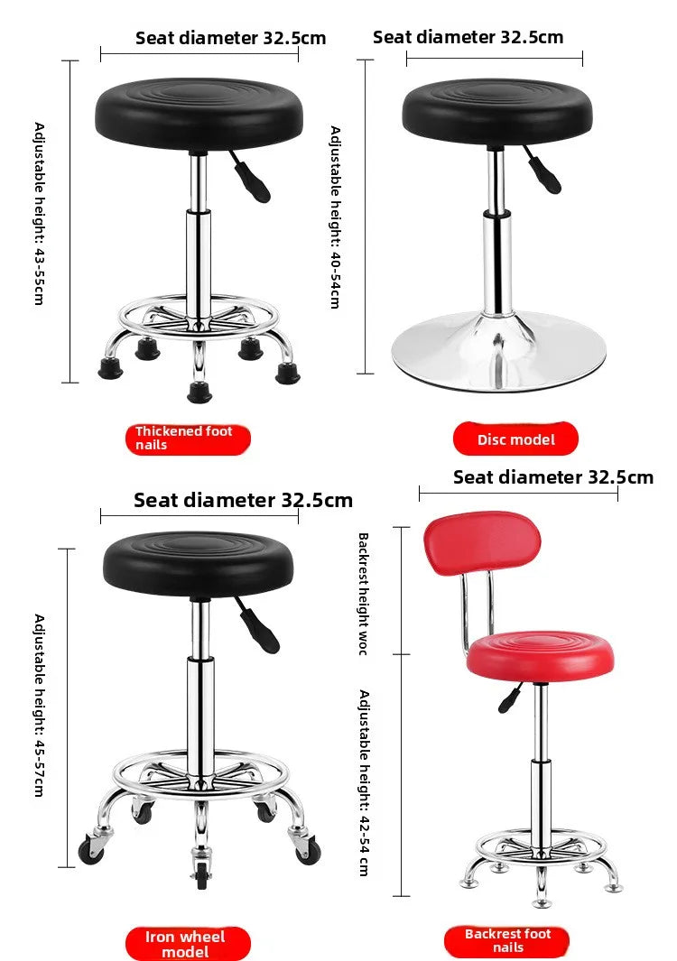 Bar chair swivel chair lift bar chair swivel bar stool haircut chair high stool round stool beauty stool