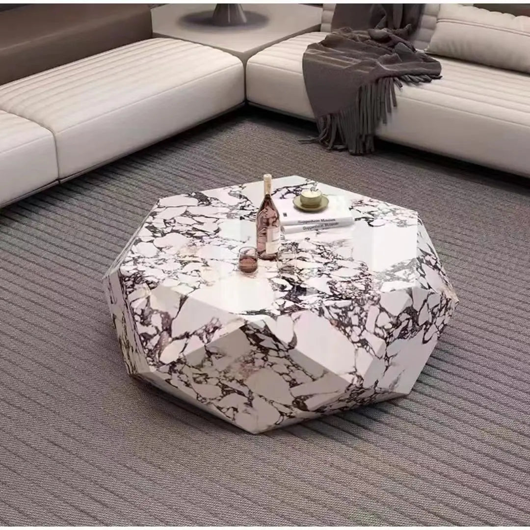 Minimalist Polygonal Coffee Tables Creative Modern Design Coffee Tables Diamond Design Living Room Furniture Quemo decoration