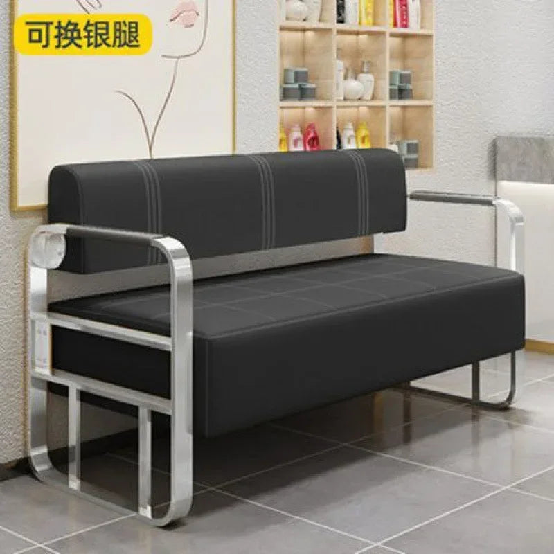 Office reception small apartment sofa barber shop waiting chair rental house clothing beauty salon lounge
