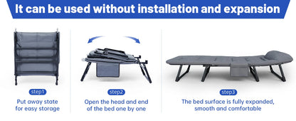 American Folding Bed, Household Single Sofa Bed, Nap And Nap Lounge Chair, Essential For Courtyard Sunbathing