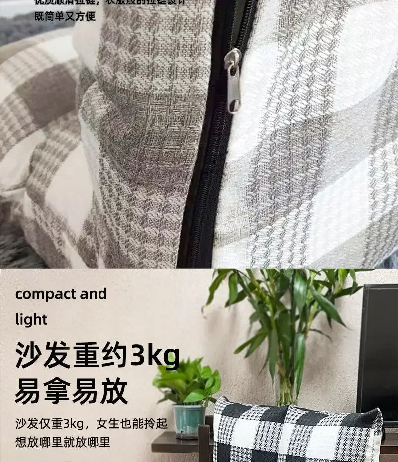 Floating Window Chair Lazy Person Sofa Single Person Tatami Bedroom Balcony Dormitory Small Bed Backrest Chair Folding