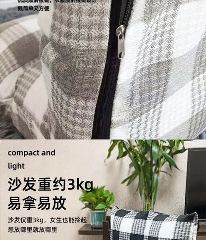 Floating Window Chair Lazy Person Sofa Single Person Tatami Bedroom Balcony Dormitory Small Bed Backrest Chair Folding