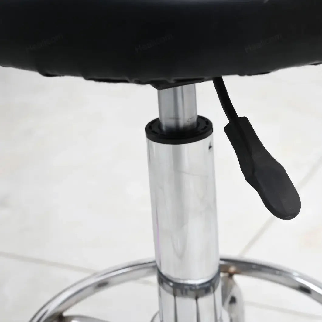 Adjustable Height Swivel Medical Clinic Classic Style Tattoo Spa Salon Barber Shop Stool Chair With Wheels