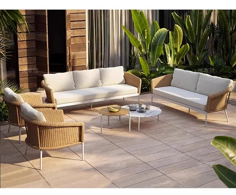 Nordic Luxury Outdoor Sofas Creative Party Balcony Personality Garden Sofas Gaming Chair Furniture Arredo Giardino Lshysf