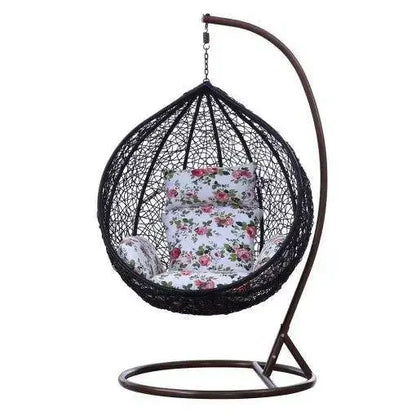 -Indoor Outdoor Rope Hanging Swing Terrace Bedroom Hammock Egg Chair Swing Custom Patio Swing Chair