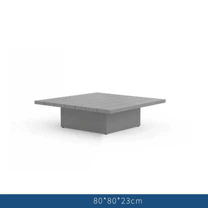Outdoor Sofa Set Garden Furniture Lounge Furniture Sofa Outdoor Sofa Set Waterproof Aluminum Alloy Solid Wood