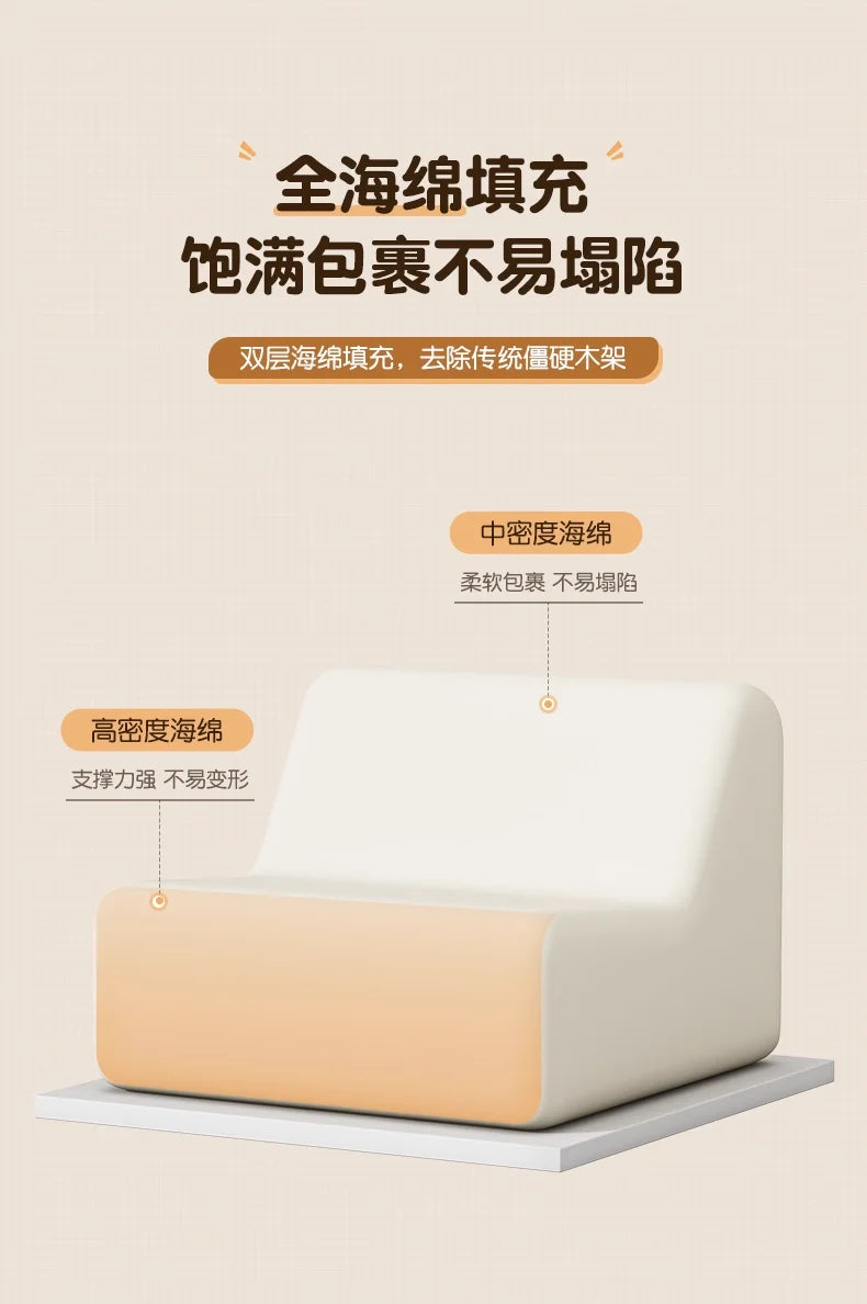 Oil wax caterpillar sofa, fashionable, high-end and atmospheric, luxurious decoration for living room, bedroom, hotel