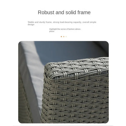 Cheap Waterproof and Sun-proof High Quality PE Rattan Leisure Sofa Set for Garden Party Resort Hotel